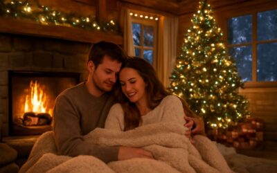Winter magic awaits on a romantic getaway for christmas in a snow-kissed retreat